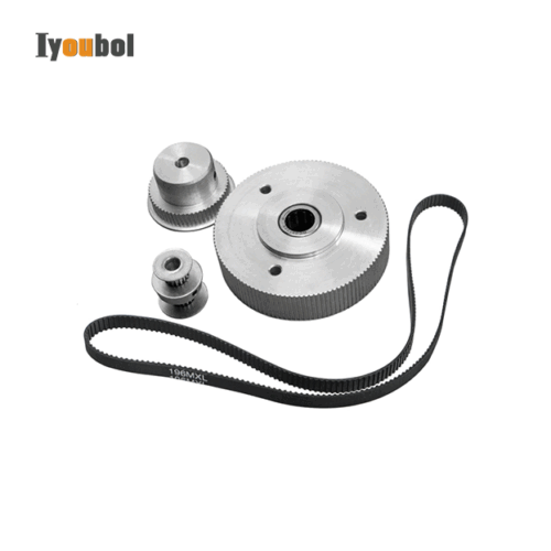 Platten Roller Gear and Drive Gears + Belt  600dpi for ZEBRA 110Xi4