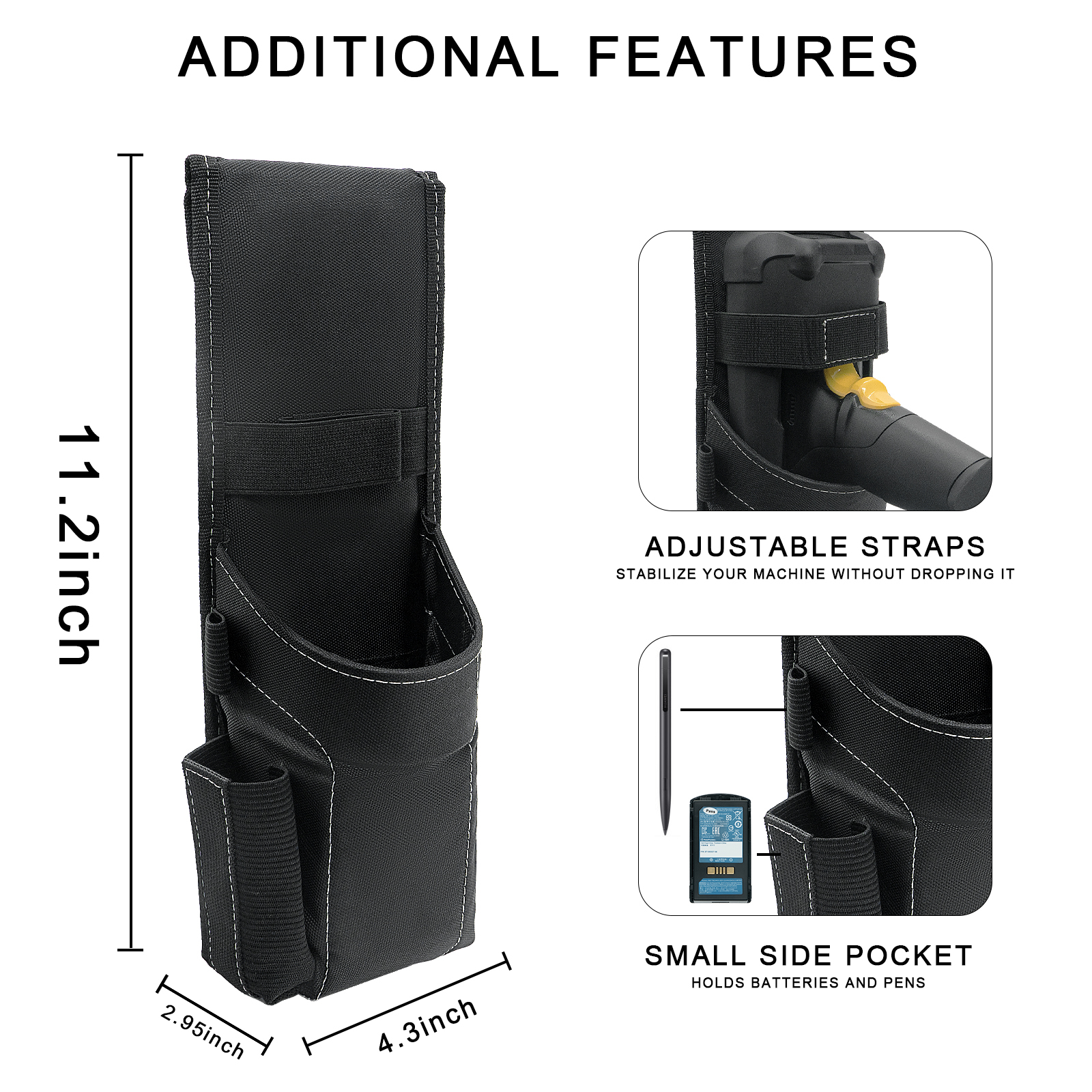 Soft Material Holster with Shoulder Strap for Symbol Zebra **catname** - Image 3