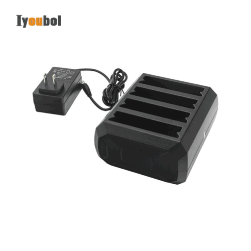 4-Slot Battery Charger Charging Cradle with power supply For ZEBRA TC51 TC510K TC52 TC56 TC57 (SAC-TC51-4SCHG-01)