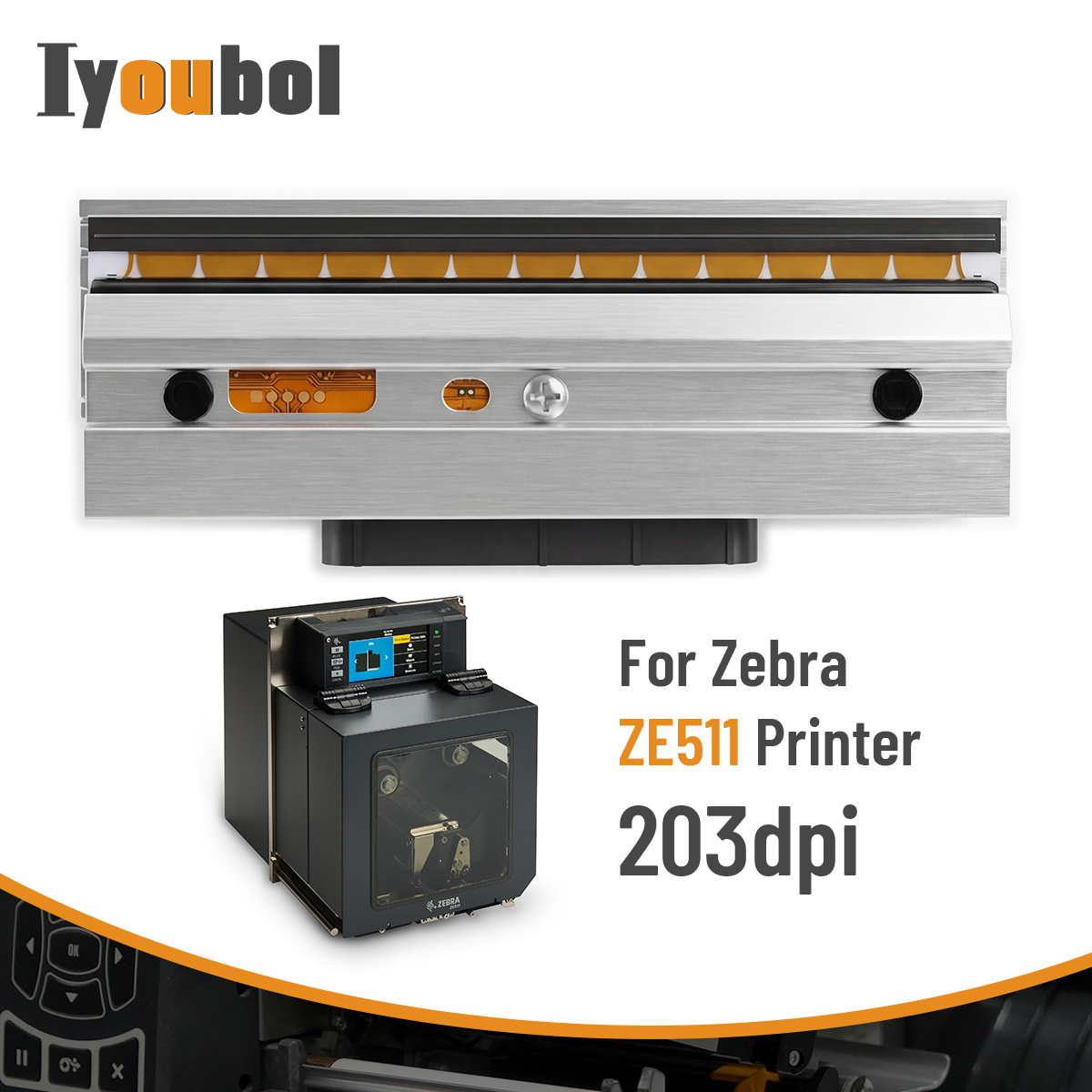 PRINTHEAD for ZE511 P1112750-009 (203DPI) (RH/LH) - Image 3