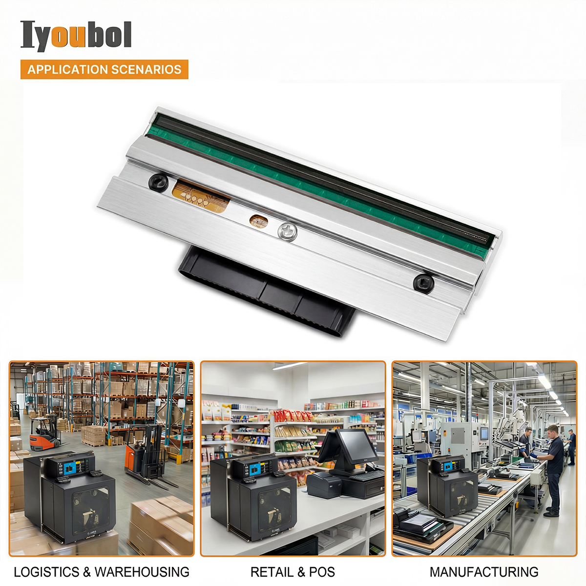 PRINTHEAD for ZE511 P1112750-009 (203DPI) (RH/LH) - Image 11