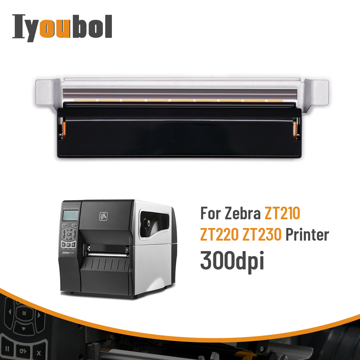 P1037974-011 New Printhead for Zebra ZT210 ZT220 ZT230 Thermal Printer 300dpi - Image 3