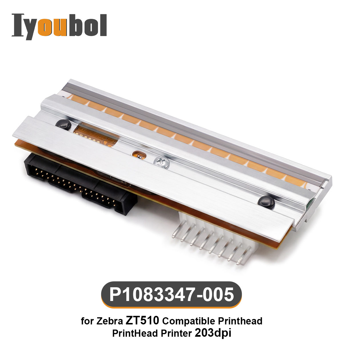 Printhead Compatible with Zebra ZT510 Printhead 203dpi Thermal Label Printer (PN:P1083347-005)