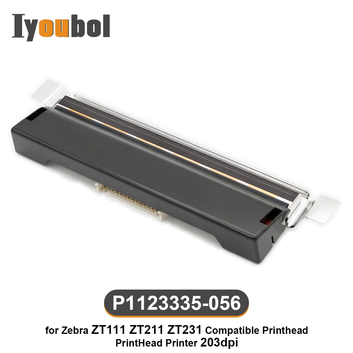 Printhead Compatible with Zebra ZT111/ZT211/ZT231 Printhead 203dpi Thermal Label Printer (PN:P1123335-056)