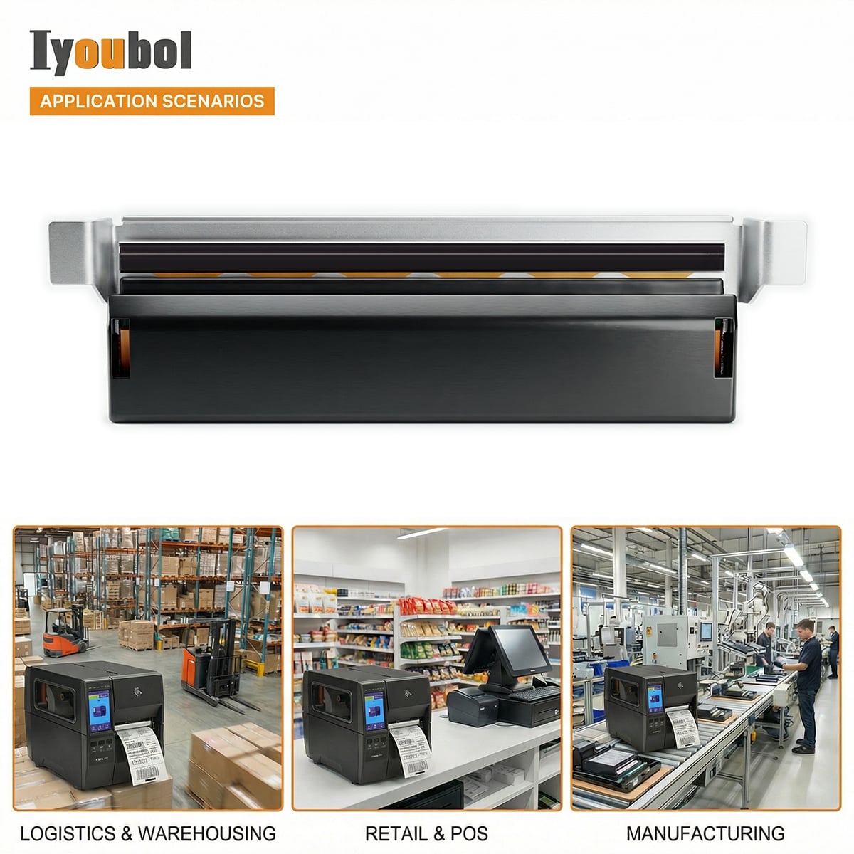 Printhead Compatible with Zebra ZT111/ZT211/ZT231 Printhead 203dpi Thermal Label Printer (PN:P1123335-056) - Image 12