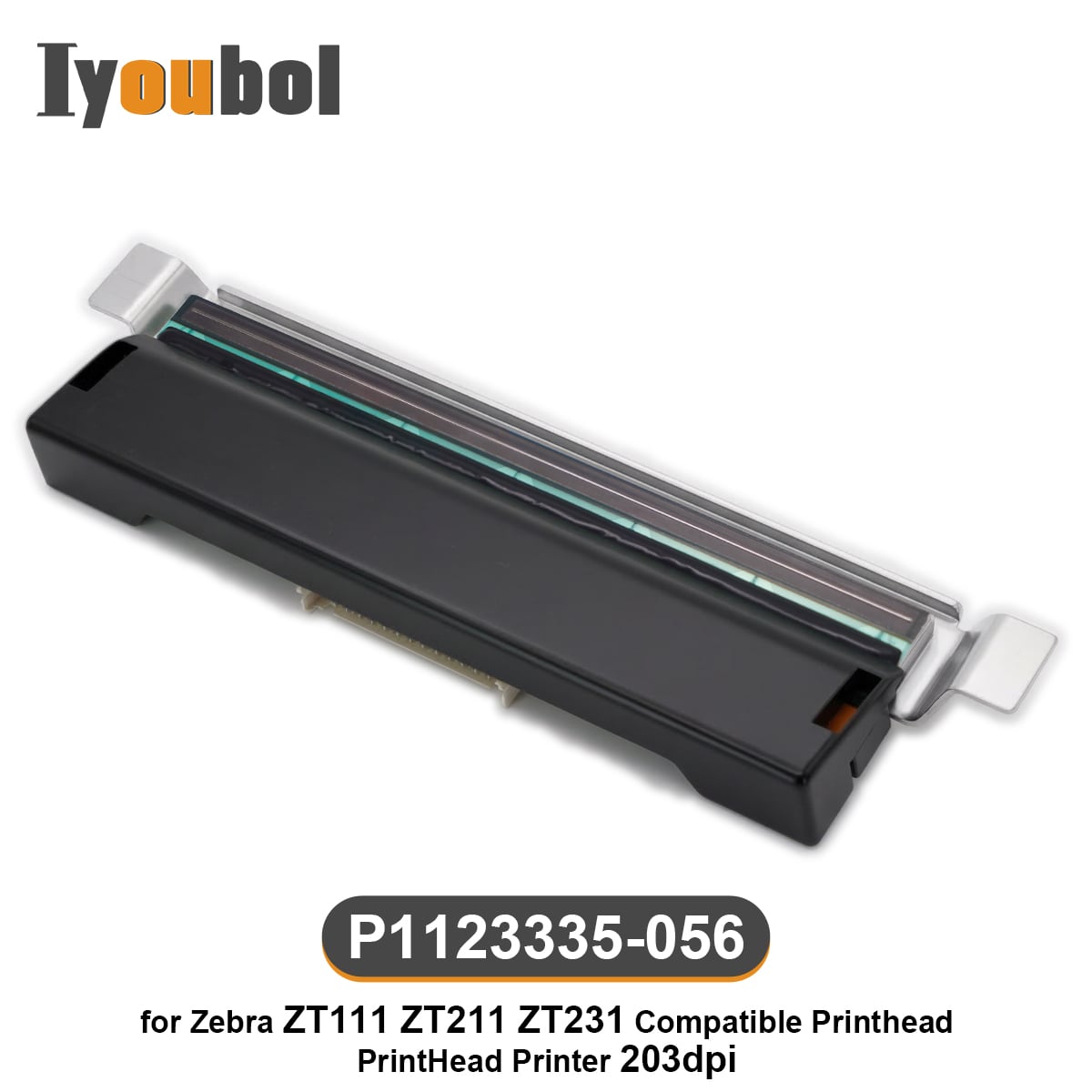 Printhead Compatible with Zebra ZT111/ZT211/ZT231 Printhead 203dpi Thermal Label Printer (PN:P1123335-056)