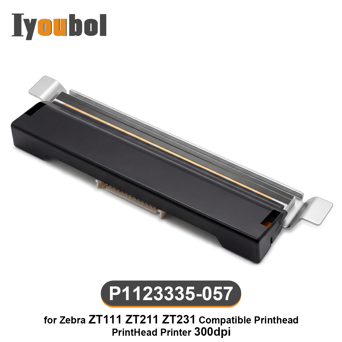 Printhead Compatible with Zebra ZT111/ZT211/ZT231 Printhead 300dpi Thermal Label Printer (PN:P1123335-057)