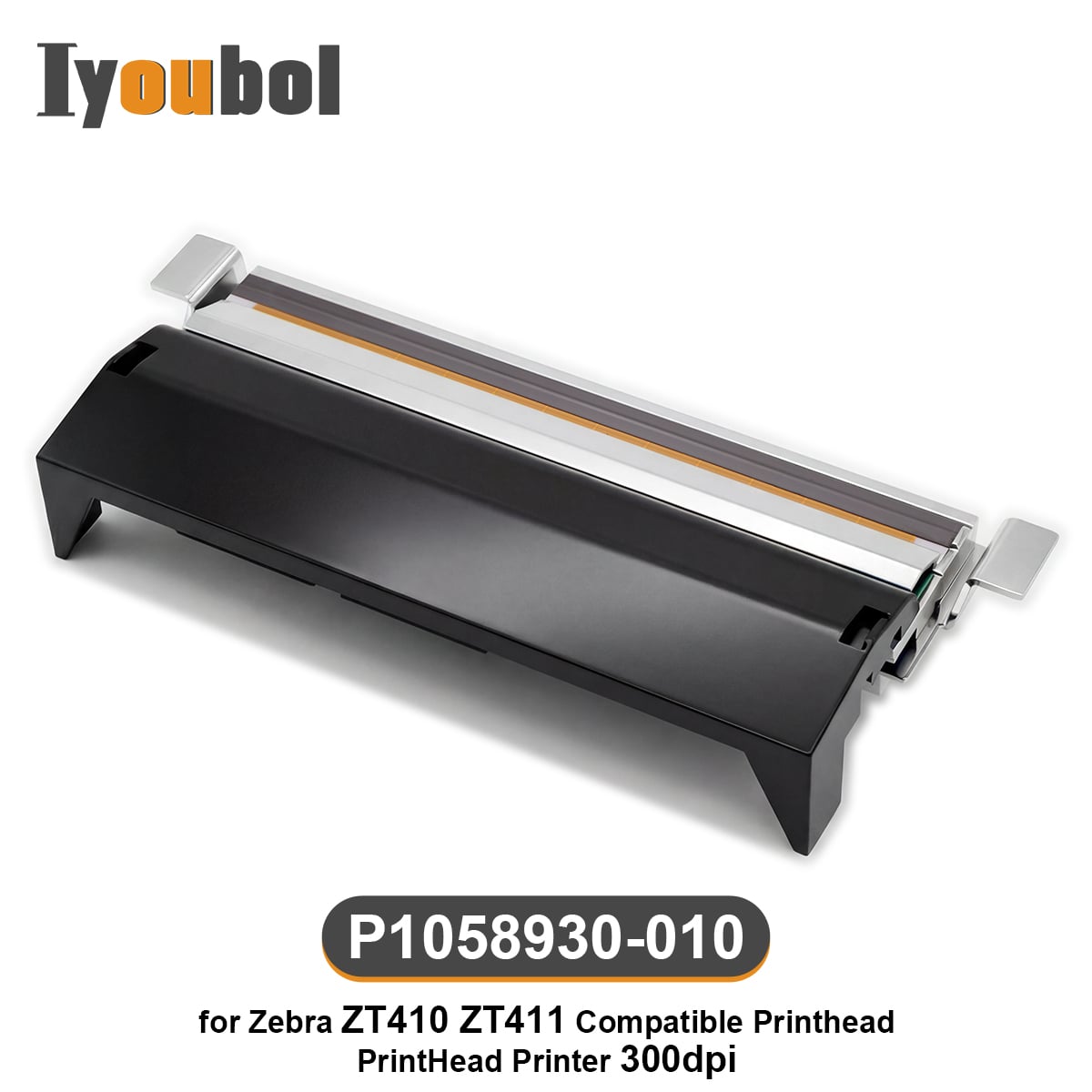 Printhead Compatible with Zebra ZT410/ZT411 Printhead 300dpi Thermal Label Printer (PN:P1058930-010)