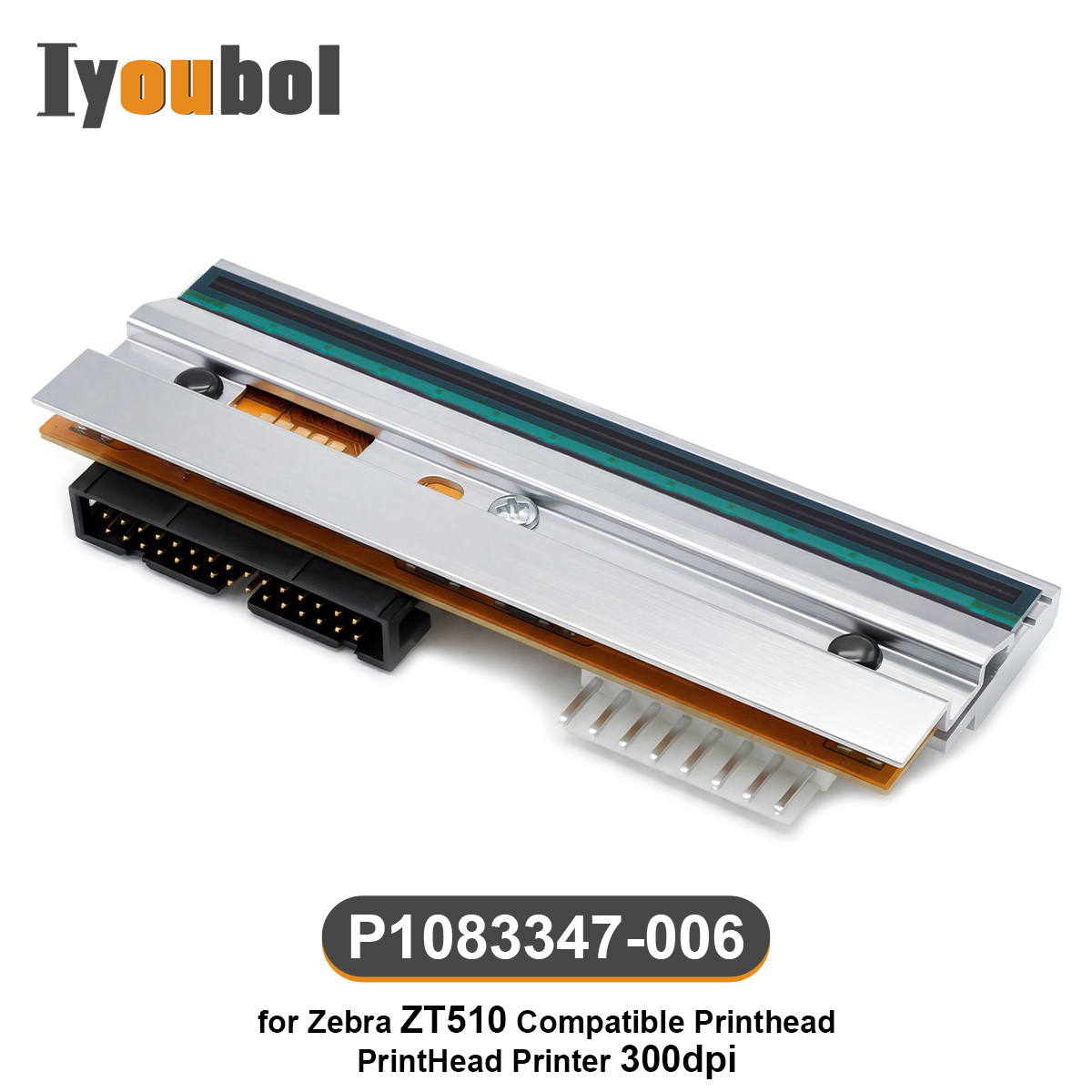 Printhead Compatible with Zebra ZT510 Printhead 300dpi Thermal Label Printer (PN:P1083347-006)