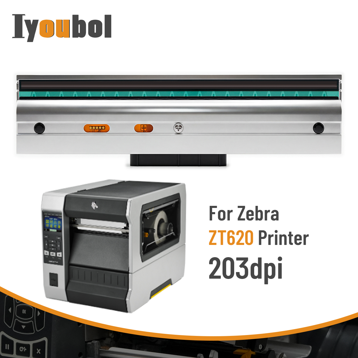 Printhead (203 dpi) for ZT620 (P1083320-015) - Image 3