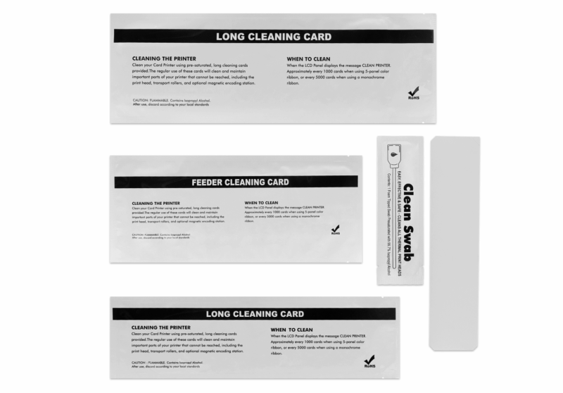 Printer cleaning card for ZEBRA zxp7