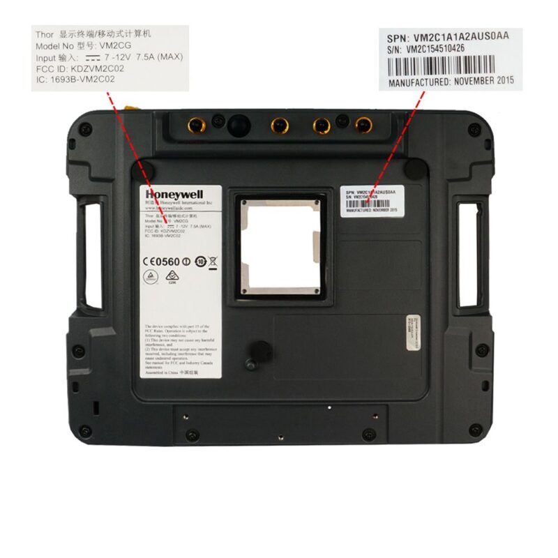 Back Cover Replacement for Honeywell LXE Thor VM2 VM2CG