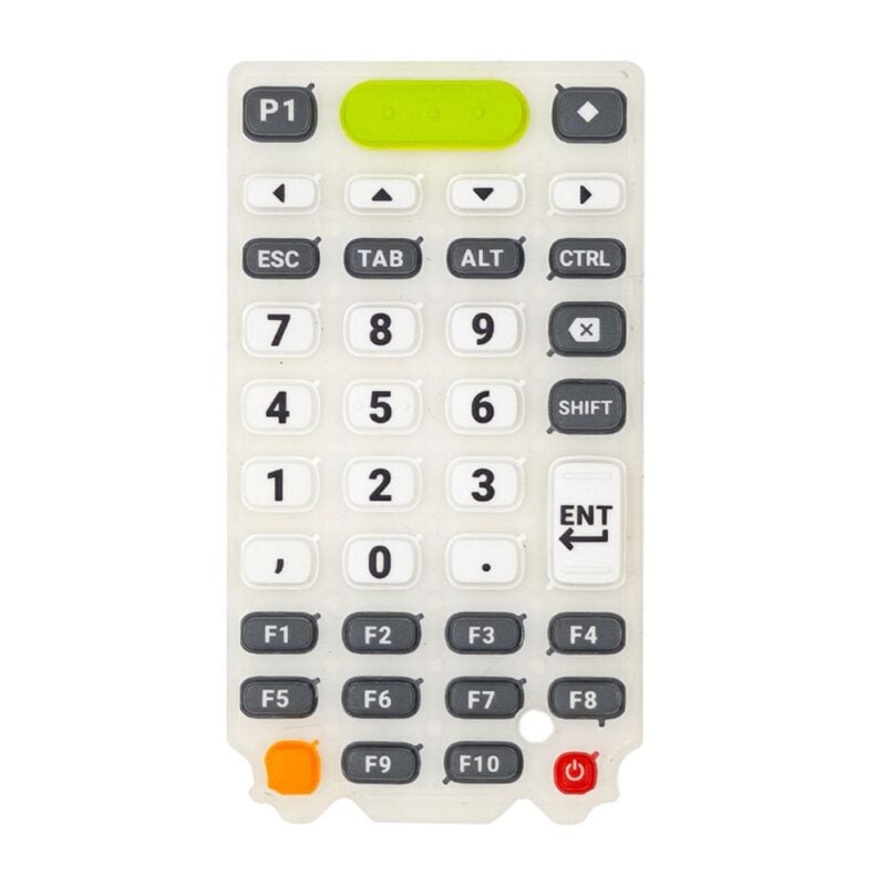 38-Key Keypad Replacement for Zebra All MC3400, MC3401, MC3450 series