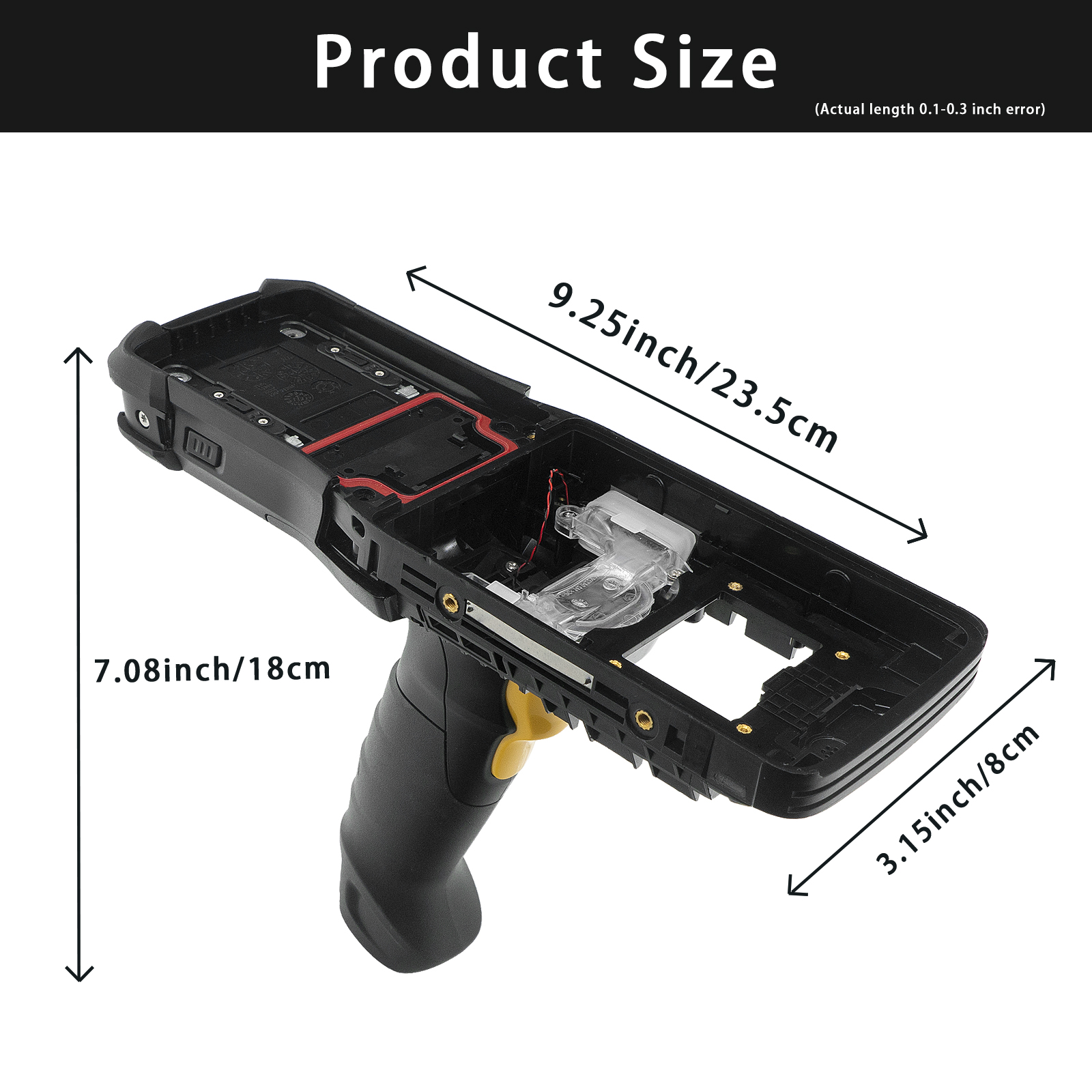 Back Cover ( Version 2, for speaker ) Replacement for Zebra MC9300, MC930B-G - Image 7