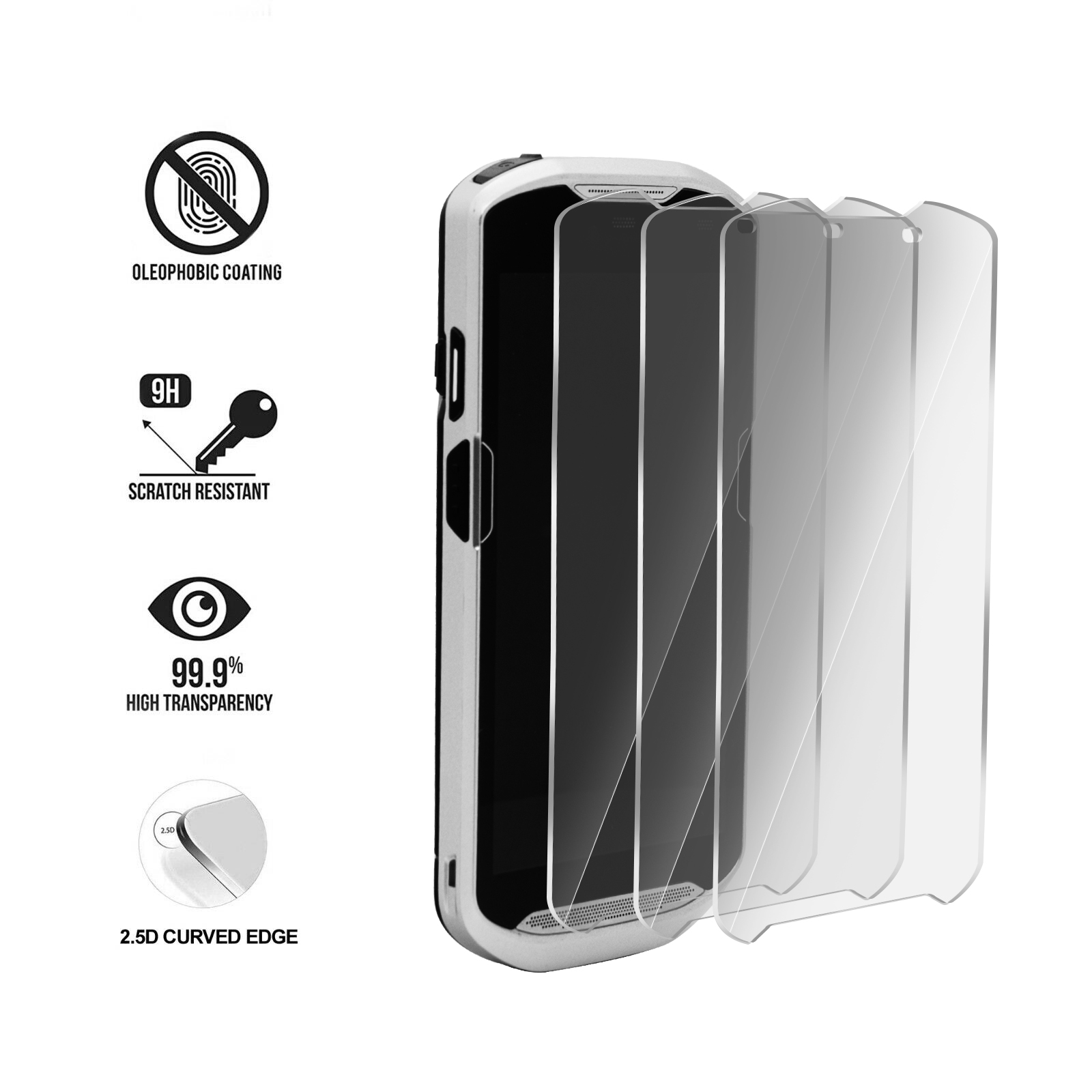 3 PCS Tempered glass screen protector for Zebra **catname** - Image 5