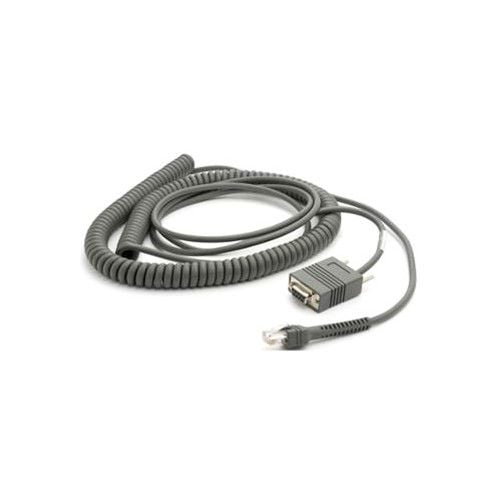 Cable – RS232: DB9 Female Connector, 20ft. (6.0m) Coiled, TxD on 2, with TTL Current Limit Protection(CBA-R06-C20PBR)