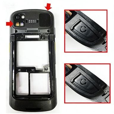 Back Cover ( with TOF lens, with Audio Jack version ) Replacement for Zebra TC53, TC58