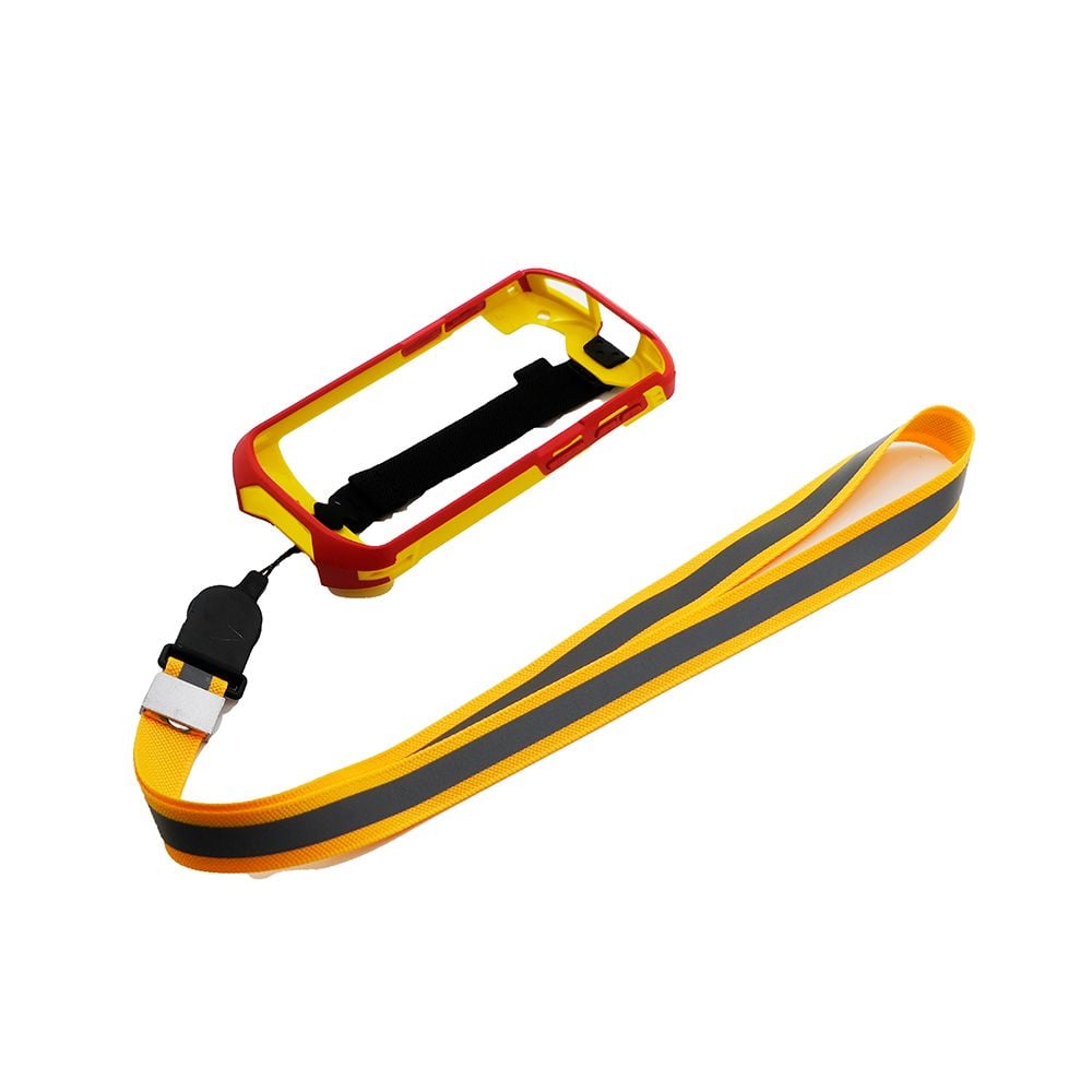 Lanyard-Attached Plastic Protective Case Replacement for Zebra TC52X TC520L TC57X (Yellow)