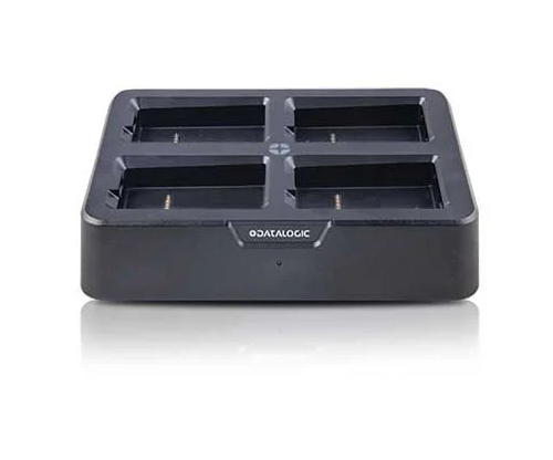 UK Power Supply and 4-Slot Battery Charger Cradle for Datalogic Skorpio X5(94ACC0274)