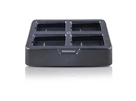 UK Power Supply and 4-Slot Battery Charger Cradle for Datalogic Skorpio X5(94ACC0274)