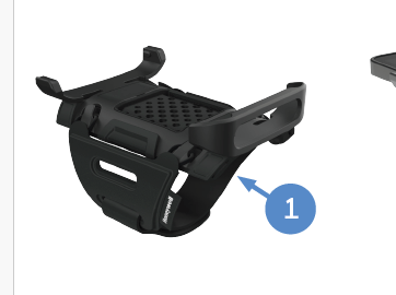 CT30,CT30XP  wearable kit, inlcudes the Armband, Sled and Rubber pad. It is NOT compatible with CT30 XP with protective boot.(CT30P-WS-KIT)