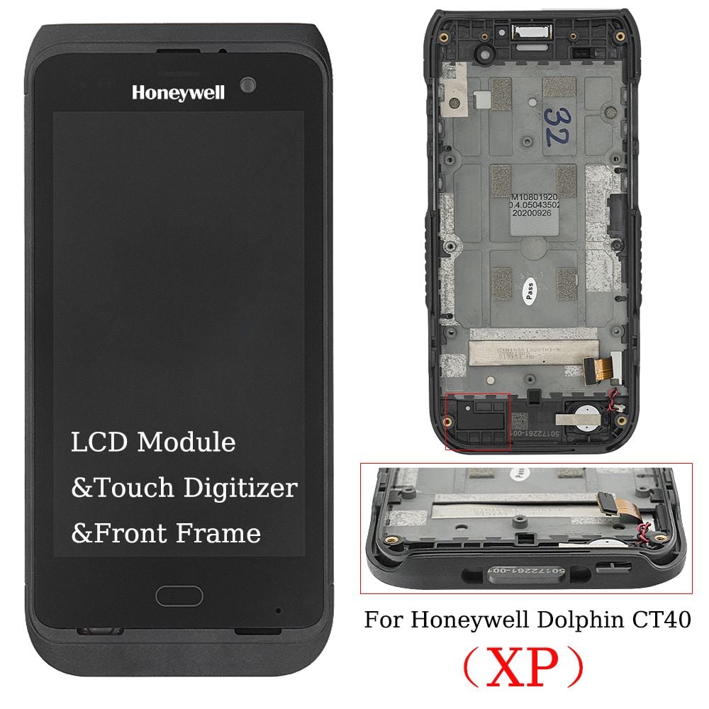 OEM LCD with Touch with Front Replacement for Honeywell  CT40XP (with LOGO)