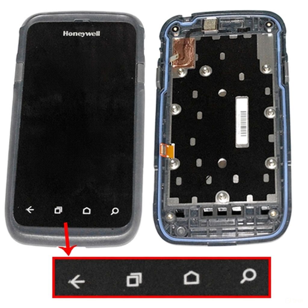 OEM LCD with Touch Digitizer with Front Cover for Honeywell Dolphin CT60 (with LOGO)