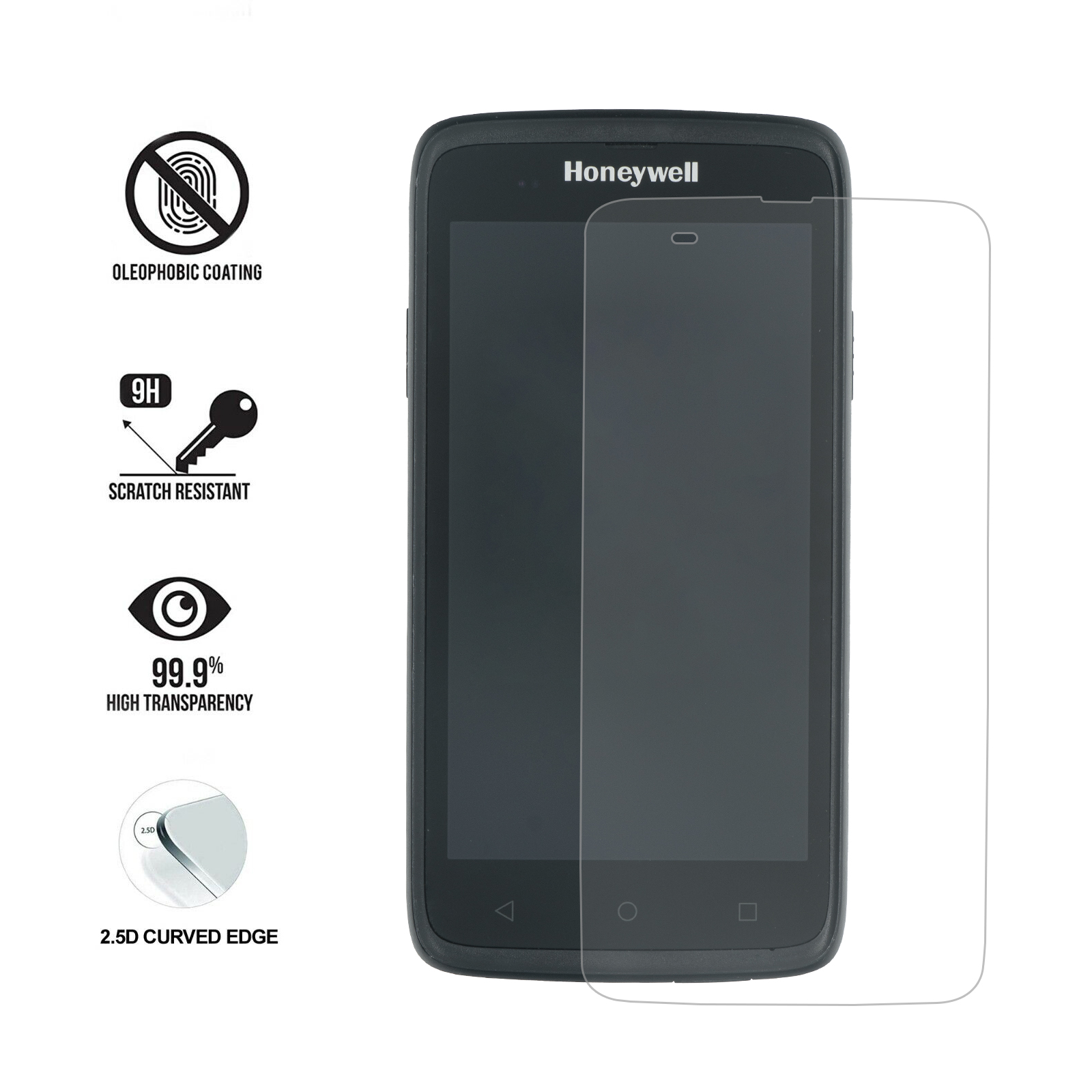 3PCS Toughened Screen Protector for Honeywell EDA50 - Image 5