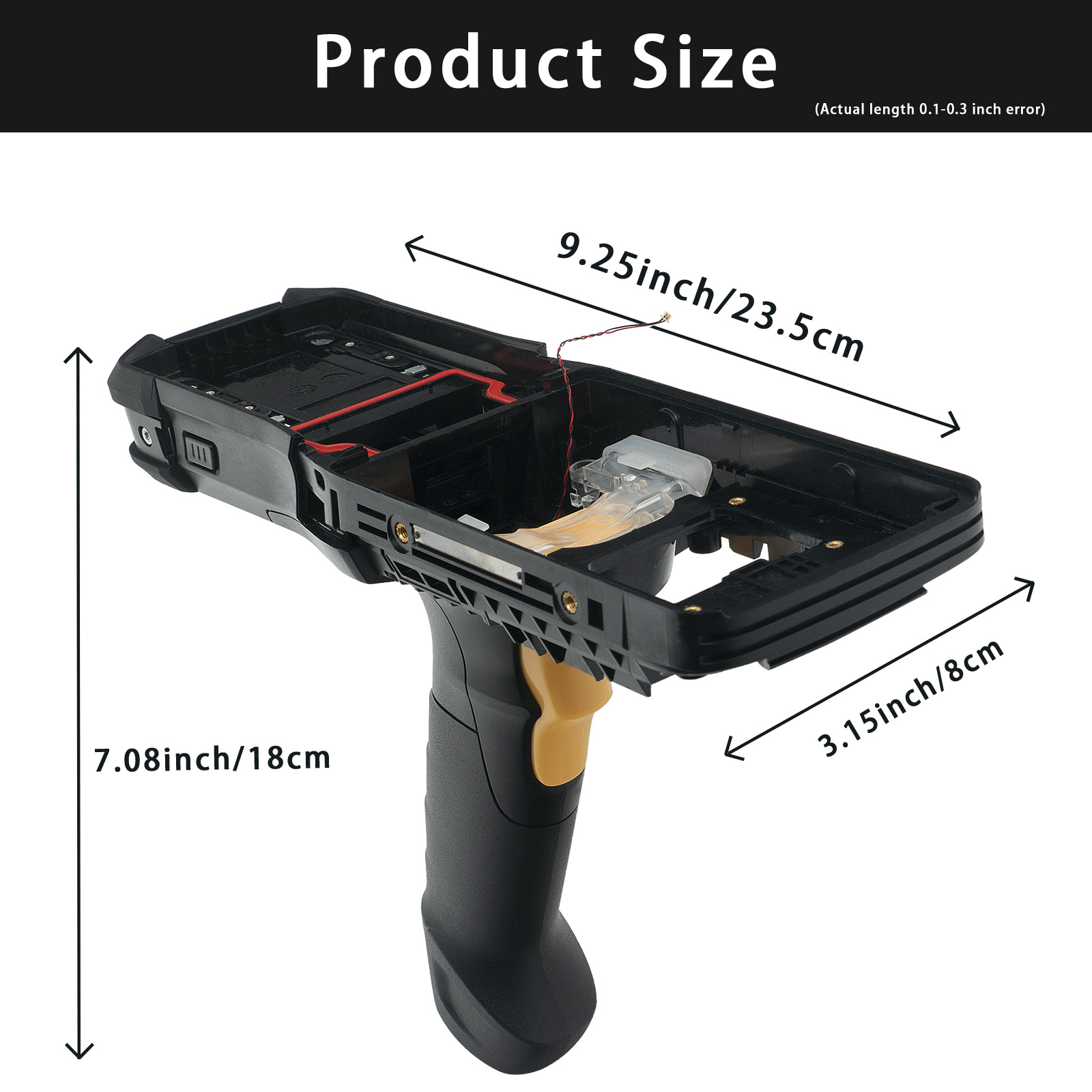 Back Cover ( Version 1,for camera version ) Replacement for Zebra MC9300, MC930B-G - Image 8