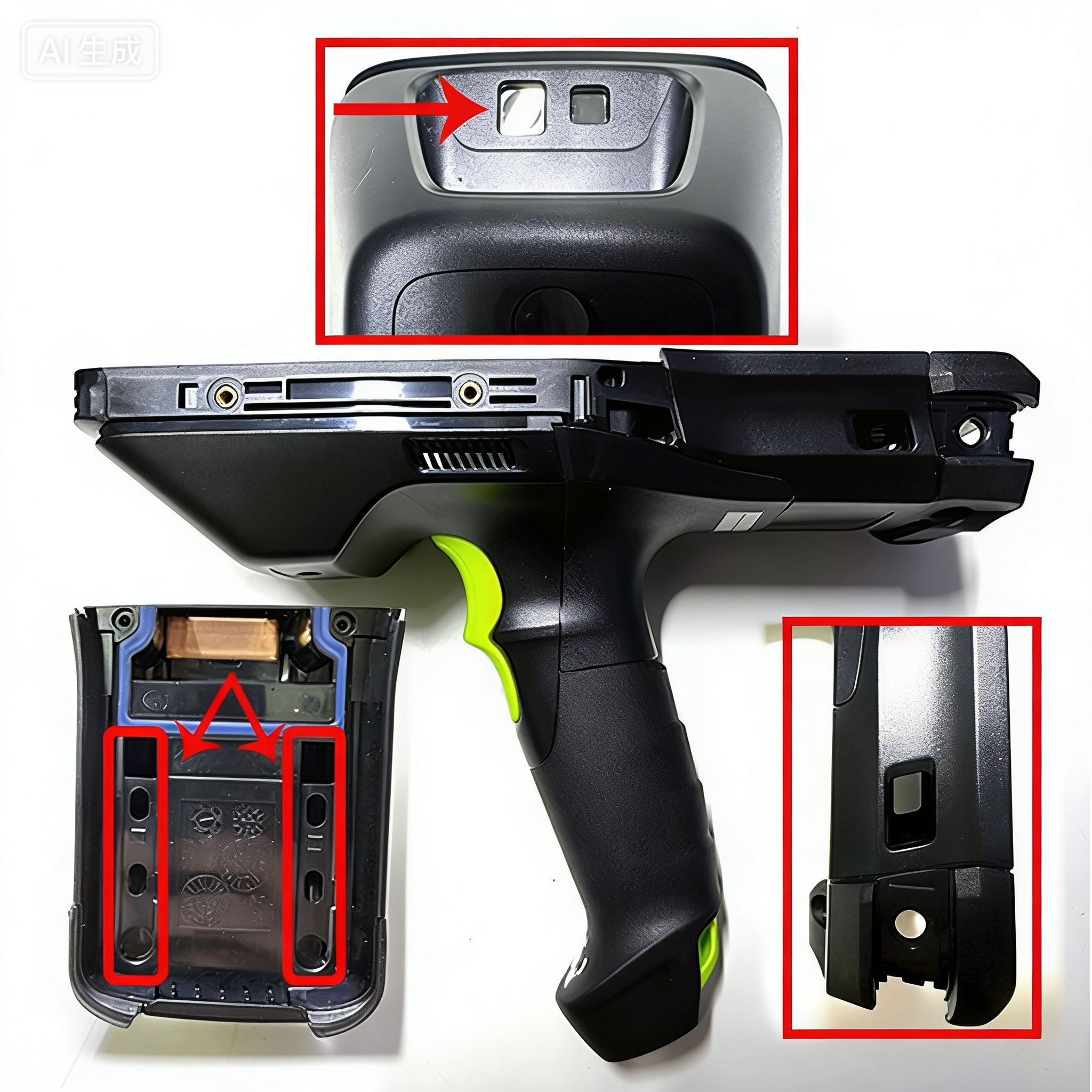 Back Cover ( Version 1 ) Replacement for Zebra MC9400 MC9450