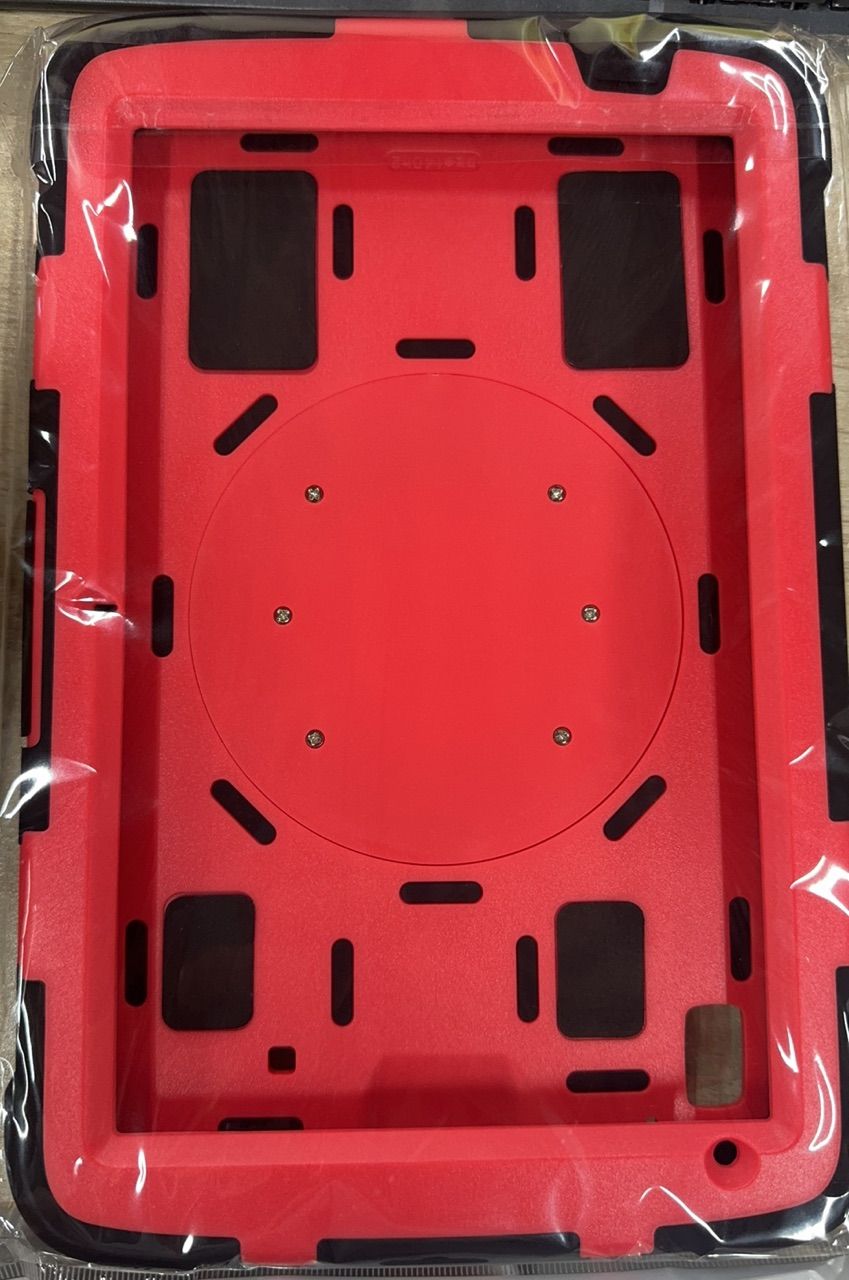 Red and black Protective Case ( 8 inch ) Replacement for Zebra ET40 (SG-ET4X-8EXOSKL1-01)