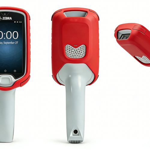 Red Rubber Protective Cover Replacement for Zebra **catname** (SG-PS20-SFTHLT-01)