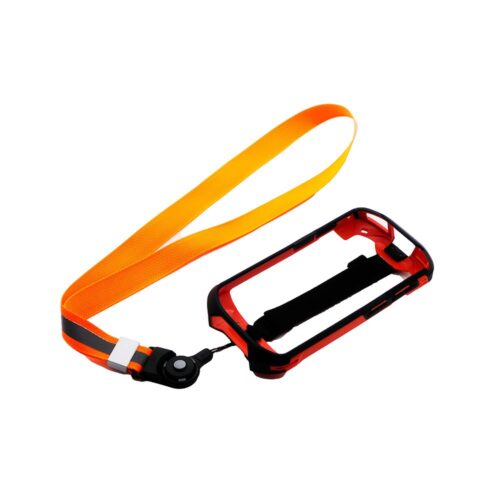 Lanyard-Attached Plastic Protective Case Replacement for Zebra **catname** (Orange)