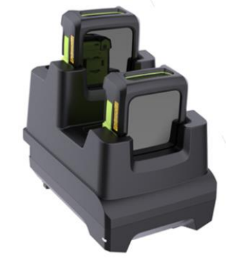 EU Power Supply and 2-Slot Charge Only Converged Cradle for Zebra WS50 Scan (CRD-WS5X-2SCV-01)