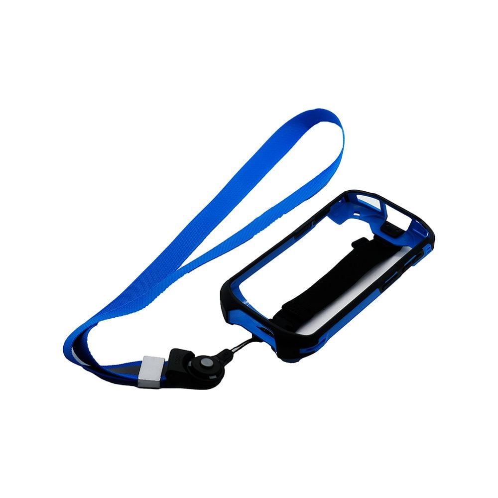 Lanyard-Attached Plastic Protective Case Replacement for Zebra TC52X TC520L TC57X (Blue)