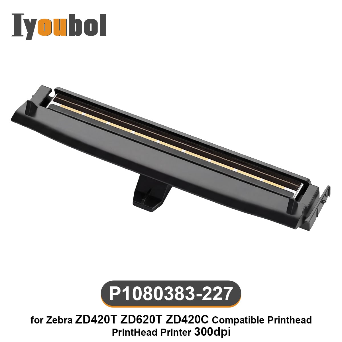 Printhead Compatible with Zebra ZD420T/ZD620T/ZD420C/HC Printhead 300dpi Thermal Label Printer (PN:P1080383-227)