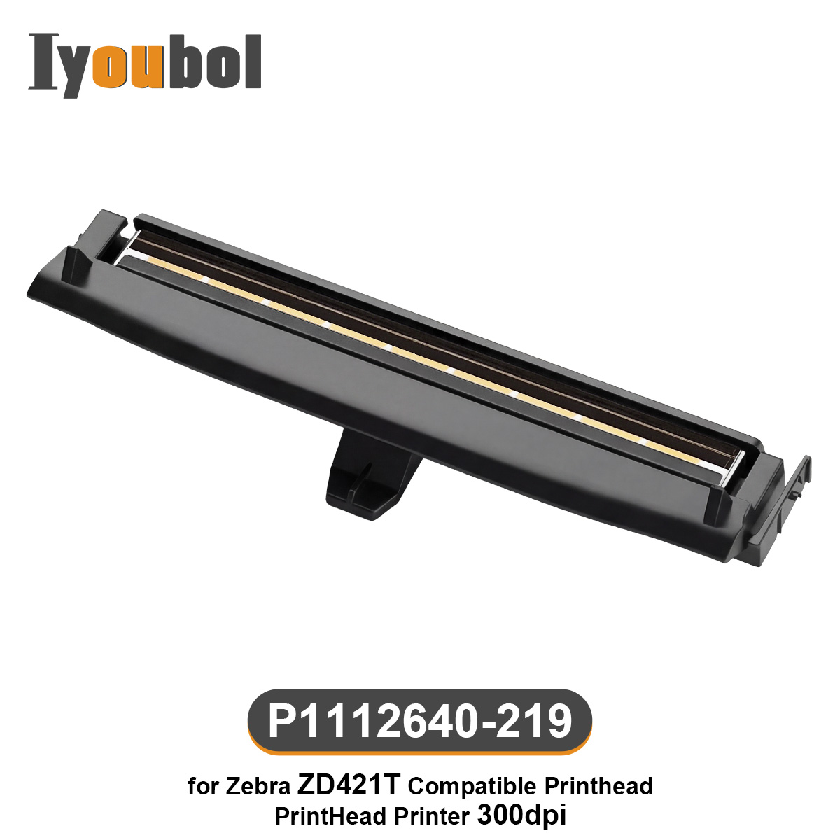 Printhead Compatible with Zebra ZD421T Printhead 300dpi Thermal Label Printer (PN:P1112640-219)