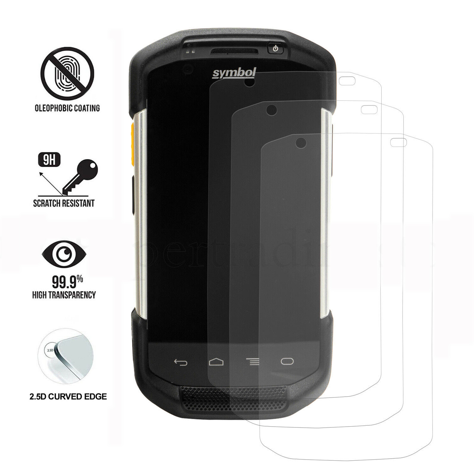 3pcs tempered glass screen protector for ZEBRA TC70 TC70X TC75 TC75X TC72 TC77 (SG-TC7X-SCRNTMP-01) - Image 5